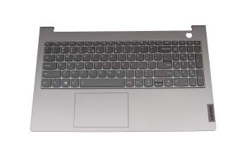 AM2XE000300HXN Original Lenovo Tastatur inkl. Topcase UK (englisch) dunkelgrau/grau mit Backlight