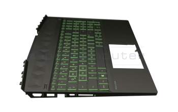 AP2K8000310 Original HP Tastatur inkl. Topcase DE (deutsch) schwarz/schwarz mit Backlight