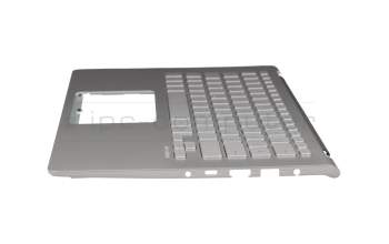 ASM18C86D0J9201 Original Chicony Tastatur inkl. Topcase DE (deutsch) silber/silber mit Backlight