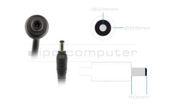 Alternative für 0A001-00067100 Original Asus Netzteil 120,0 Watt kleine Bauform (leichte, kompakte Bauform)