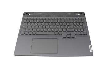 B224002A1S Original Lenovo Tastatur inkl. Topcase DE (deutsch) grau/grau mit Backlight