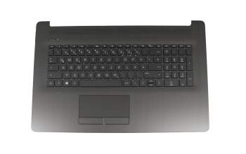 C2139000114225 Original HP Tastatur inkl. Topcase DE (deutsch) schwarz/schwarz (DVD) (Optik: Metall schwarz gebürstet)