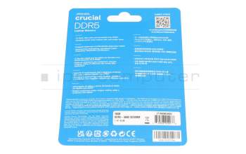 Crucial CT16G56C46S5.M8D1 Arbeitsspeicher 16GB DDR5-RAM