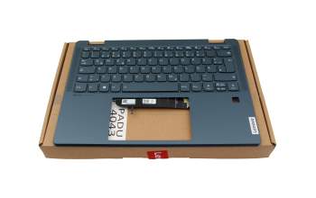DC330020B10 Original Lenovo Tastatur inkl. Topcase DE (deutsch) blau/blau mit Backlight