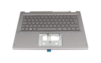EAZA0002010-1 Original Acer Tastatur inkl. Topcase CH (schweiz) grau/grau mit Backlight