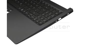EAZAU00205A Original Acer Tastatur inkl. Topcase DE (deutsch) schwarz/grau mit Backlight