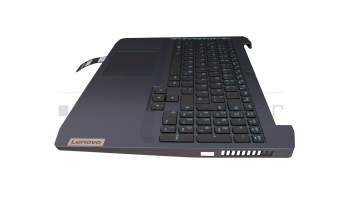 EC1JM000200 Original Lenovo Tastatur inkl. Topcase DE (deutsch) schwarz/blau mit Backlight