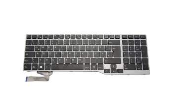 FUJ:CP700238-XX Original Fujitsu Tastatur DE (deutsch) schwarz mit Backlight