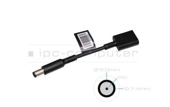 HP 14-bp100 Original Netzteil 90,0 Watt mit Adapter (4,5/7,4mm Stecker)