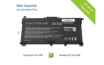 HP 14-ma1000 Replacement Akku 47Wh