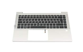 HP EliteBook 840 G7 Original Tastatur inkl. Topcase DE (deutsch) schwarz/silber mit Backlight