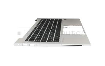 HP EliteBook 840 G7 Original Tastatur inkl. Topcase DE (deutsch) schwarz/silber mit Backlight