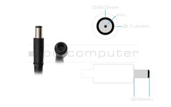 HP Envy 15-1000 Original Netzteil 120,0 Watt flache Bauform