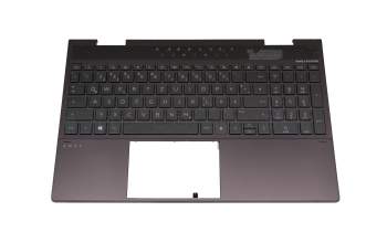 HP Envy x360 15-ee0000 Original Tastatur inkl. Topcase DE (deutsch) schwarz/schwarz mit Backlight (Nightfall Black)