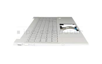 HP Pavilion 15-eg2000 Original Tastatur inkl. Topcase DE (deutsch) silber/silber mit Backlight