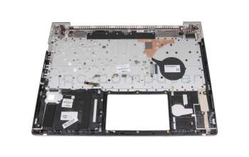 HP ProBook 440 G7 Original Tastatur inkl. Topcase DE (deutsch) schwarz/silber mit Backlight (Heatshield)