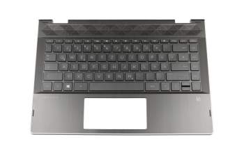 HPM17K13D0J4421 Original HP Tastatur inkl. Topcase DE (deutsch) schwarz/schwarz mit Backlight