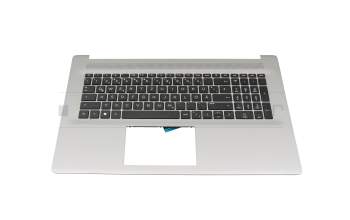 HPM19N8 Original HP Tastatur inkl. Topcase DE (deutsch) schwarz/silber