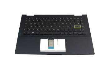 HQ21013052000 Original Huaqin Tastatur inkl. Topcase DE (deutsch) schwarz/schwarz mit Backlight