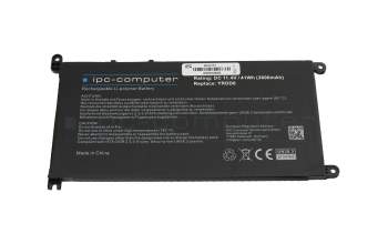 IPC-Computer Akku (Anschluss Versatz ca. 3,5 cm) kompatibel zu Dell 01VX1H mit 41Wh