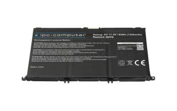 IPC-Computer Akku kompatibel zu Dell 71JF4 mit 82Wh
