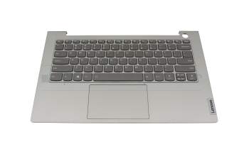 KT01-19C3EK01GRRA000 Original Lenovo Tastatur inkl. Topcase US (englisch) grau/grau mit Backlight