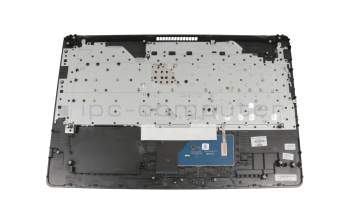 L25444-041 Original HP Tastatur inkl. Topcase DE (deutsch) schwarz/schwarz (DVD) (Optik \"gebürstet\")