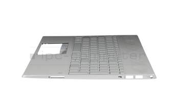 L35339-041 Original HP Tastatur inkl. Topcase DE (deutsch) silber/silber mit Backlight (GTX-Grafikkarte)