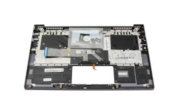 LCM19J16ICJ6864 Original Lenovo Tastatur inkl. Topcase ND (nordic) grau/grau mit Backlight