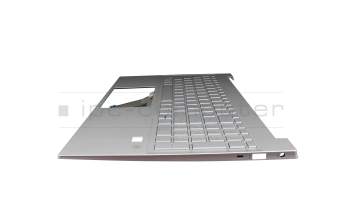 M14596-041 Original HP Tastatur inkl. Topcase DE (deutsch) silber/silber mit Backlight