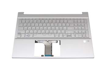 M76638-041 Original HP Tastatur inkl. Topcase DE (deutsch) silber/silber mit Backlight