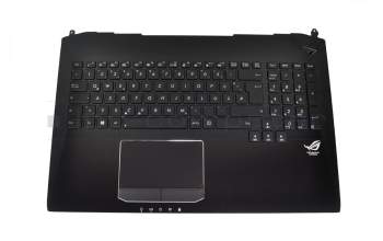 MP-12R36D0J528W Original Asus Tastatur inkl. Topcase DE (deutsch) schwarz/schwarz mit Backlight