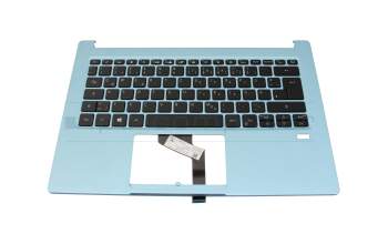 NK.I1313.01H Original Acer Tastatur inkl. Topcase DE (deutsch) schwarz/blau mit Backlight