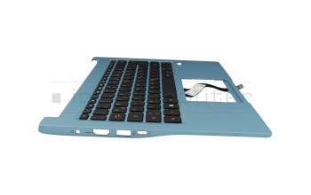 NK.I1313.01H Original Acer Tastatur inkl. Topcase DE (deutsch) schwarz/blau mit Backlight