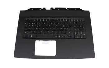 NK.I1517.02L Original Acer Tastatur inkl. Topcase SF (schweiz-französisch) schwarz/schwarz mit Backlight