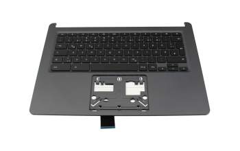 NKI11130LP Original Acer Tastatur inkl. Topcase DE (deutsch) schwarz/schwarz