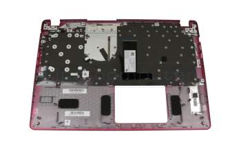 NKI15130EE Original Acer Tastatur inkl. Topcase DE (deutsch) schwarz/rot mit Backlight