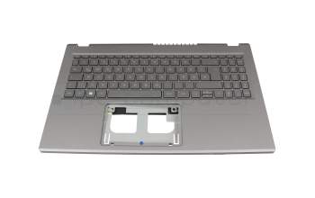 NSK-RA1BBC Original Acer Tastatur inkl. Topcase DE (deutsch) grau/grau mit Backlight