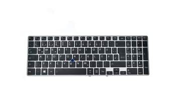 P000594830 Original Toshiba Tastatur DE (deutsch) schwarz mit Backlight und Mouse-Stick