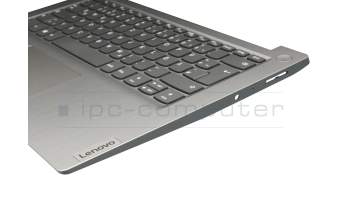 PC4C-GR Original Lenovo Tastatur inkl. Topcase DE (deutsch) grau/silber