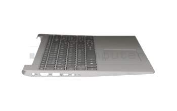 PC5CB-GE Lenovo Tastatur inkl. Topcase DE (deutsch) grau/silber mit Backlight (Platinum Grey)