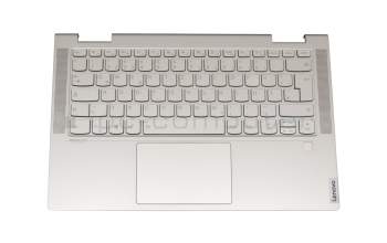 PD4SB-GR Original Lenovo Tastatur inkl. Topcase DE (deutsch) silber/silber mit Backlight