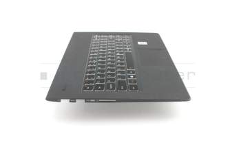 PK130TA2A02 Original LCFC Tastatur inkl. Topcase US (englisch) schwarz/schwarz mit Backlight