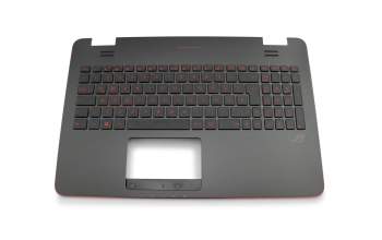 PK13183323S Original Compal Tastatur inkl. Topcase DE (deutsch) schwarz/schwarz mit Backlight