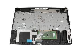 PK1329I5C10 HP Tastatur inkl. Topcase DE (deutsch) schwarz/schwarz (gebürstete Metalloptik)