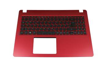 PK132CE1A11 Original Chicony Tastatur inkl. Topcase DE (deutsch) schwarz/rot mit Backlight