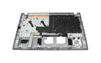 PK133TY1C14 Original Acer Tastatur inkl. Topcase CH (schweiz) grau/grau mit Backlight