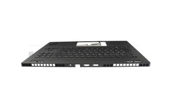 PK137II2J11 Original Compal Tastatur inkl. Topcase DE (deutsch) schwarz/schwarz mit Backlight