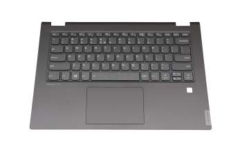 PK37B0 Original Lenovo Tastatur inkl. Topcase US (englisch) grau/grau mit Backlight US International