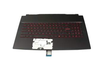 PN095691 Original MSI Tastatur inkl. Topcase DE (deutsch) schwarz/rot/schwarz mit Backlight